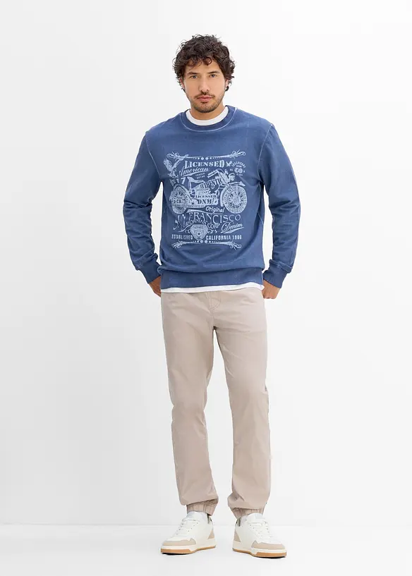Felpa in puro cotone, bonprix