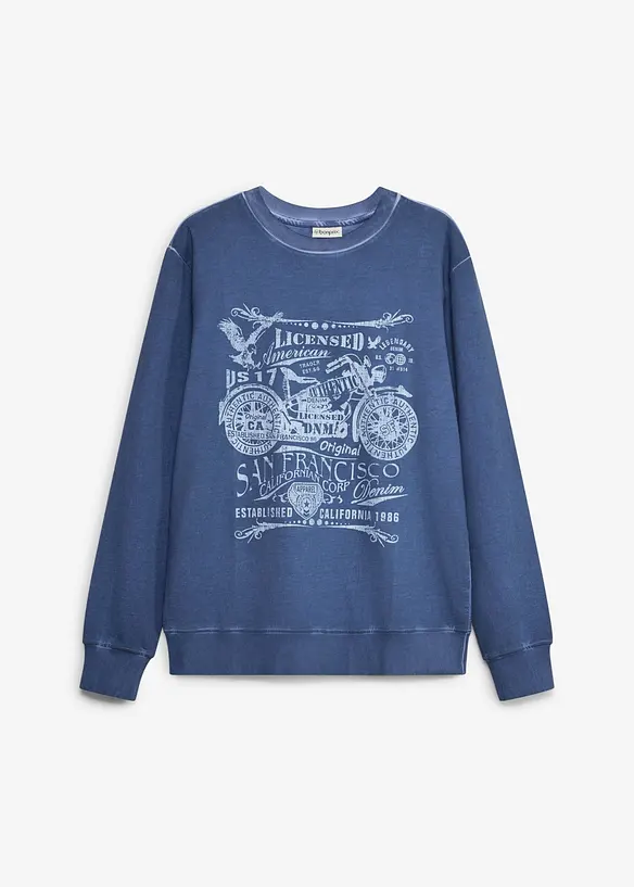 Felpa in puro cotone, bonprix