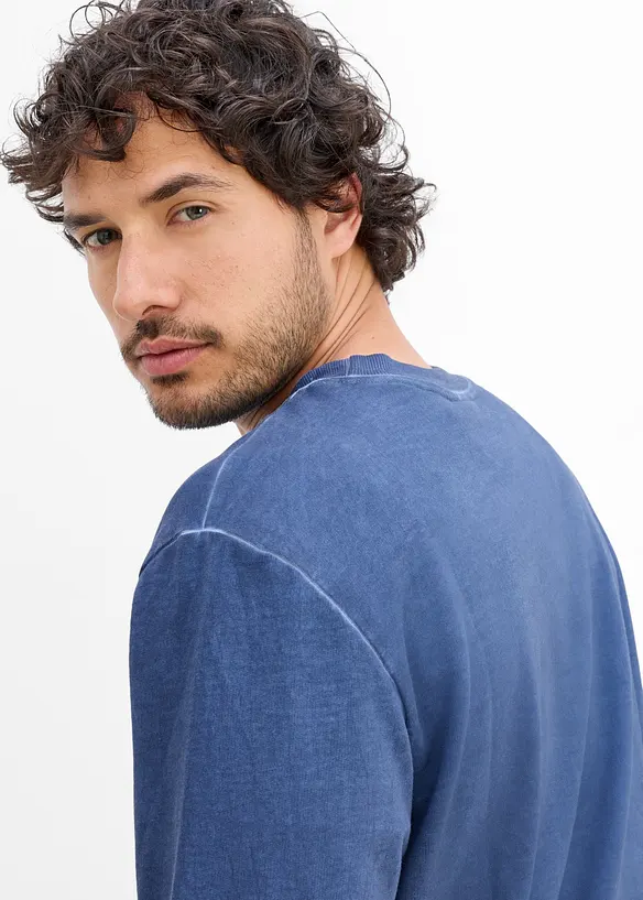 Felpa in puro cotone, bonprix