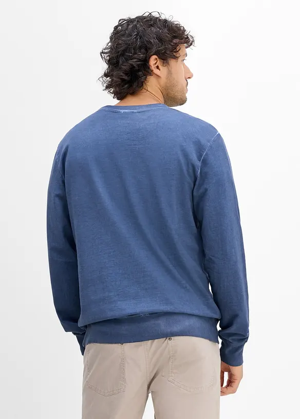 Felpa in puro cotone, bonprix