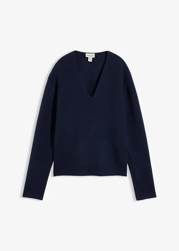 Maglione con scollo a V, bonprix