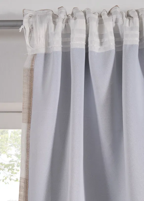 Tenda oscurante doppia a quadri (pacco da 1), bonprix