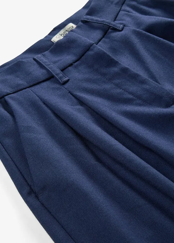 Pantaloni in misto viscosa effetto lana, bonprix