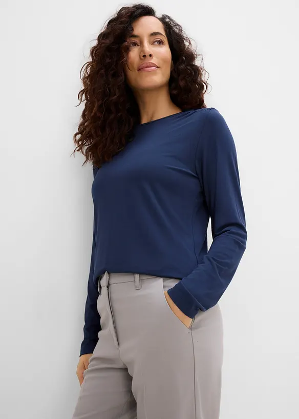 Pantaloni in misto viscosa, bonprix