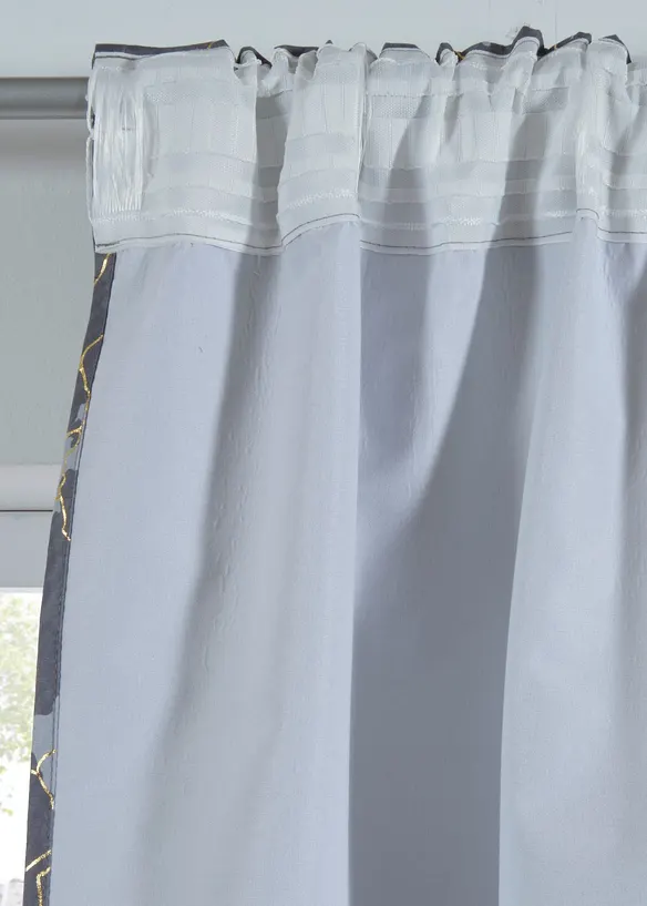 Tenda termica oscurante con stampa lucida e retro rivestito (pacco da 1), bonprix