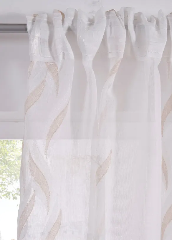 Tenda jacquard semitrasparente (pacco da 1), bonprix