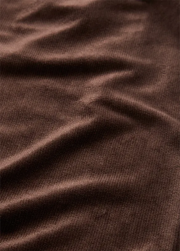 Pantaloni di velluto con vita elasticizzata, bonprix