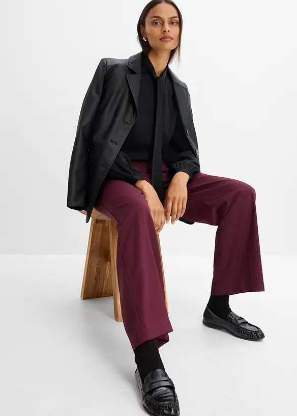 Blusa in puro modal con sciarpina integrata, bonprix