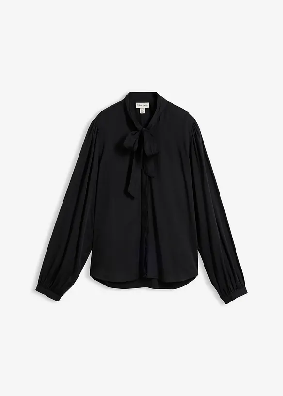Blusa in puro modal con sciarpina integrata, bonprix