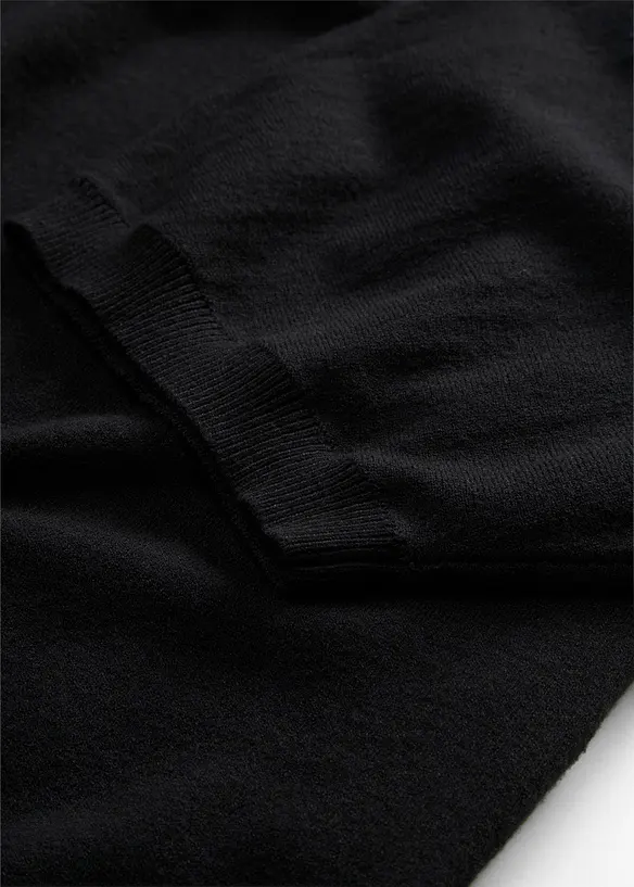 Abito in maglia di misto viscosa  con dettaglio a sciarpa, bonprix