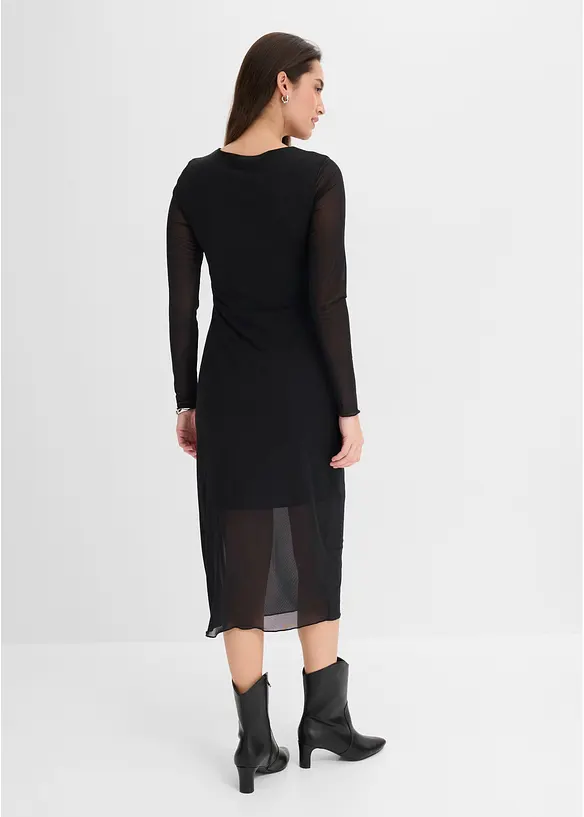 Abito di jersey sciancrato, bonprix