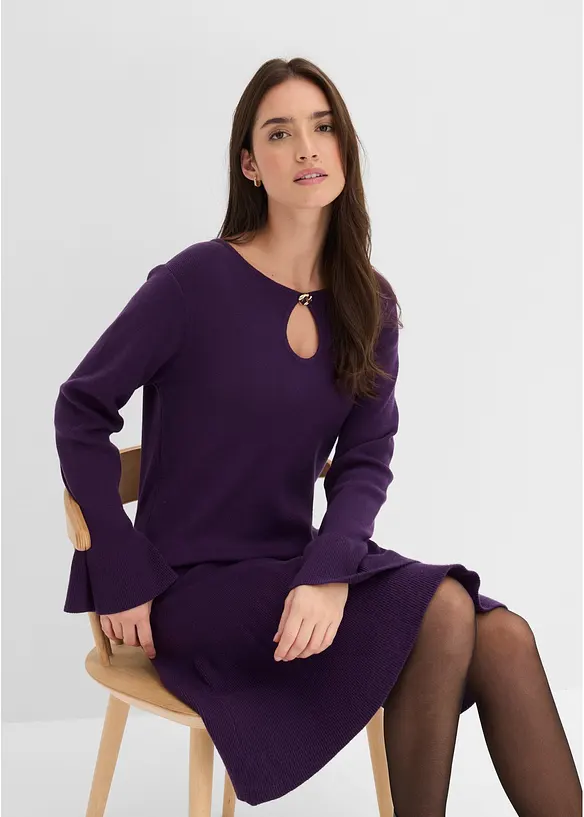 Abito in maglia di misto viscosa, bonprix
