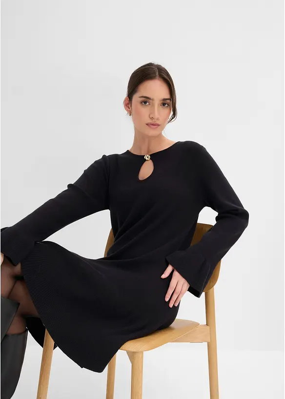 Abito in maglia di misto viscosa, bonprix