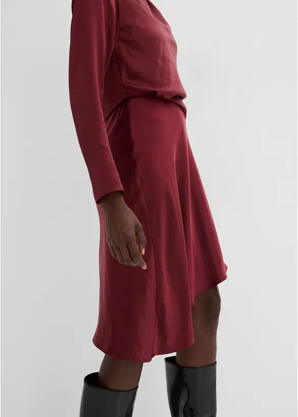 Abito midi in satin, bonprix