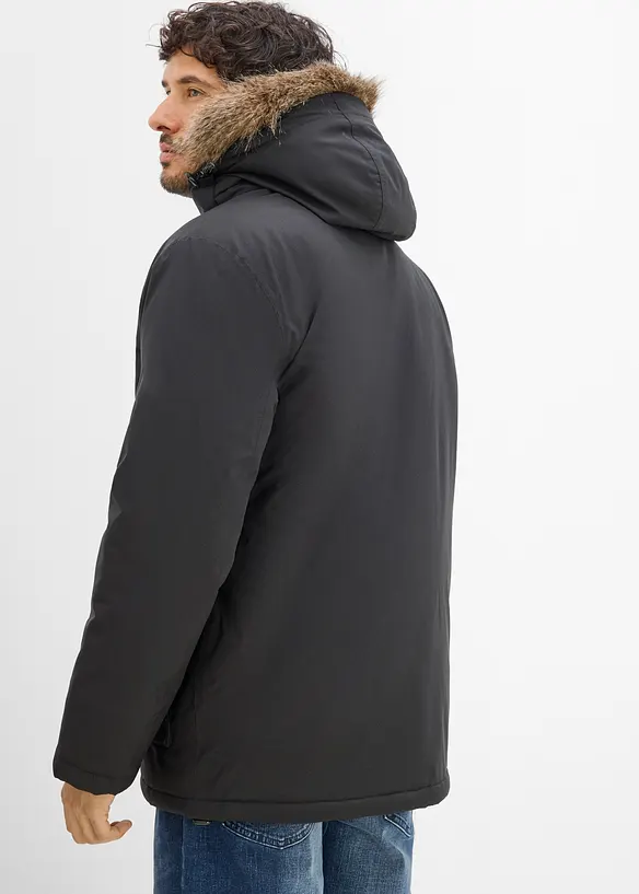 Parca tecnico impermeabile con cappuccio staccabile, bonprix