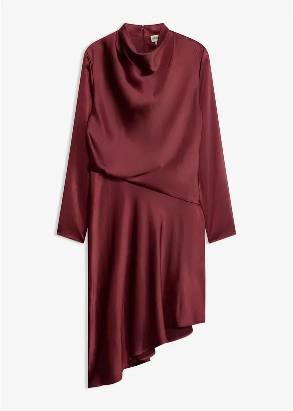 Abito midi in satin, bonprix