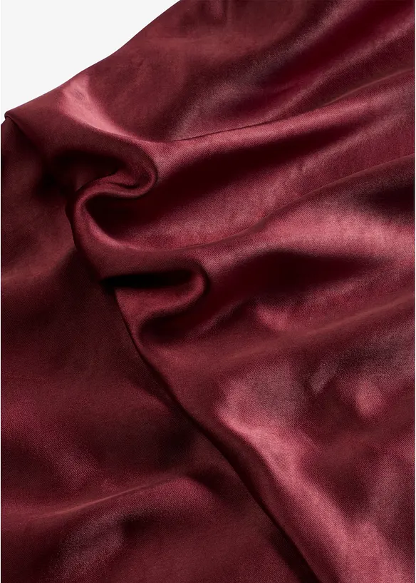 Abito midi in satin, bonprix
