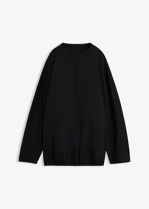 Maglia a maniche lunghe in cotone biologico pesante, bonprix