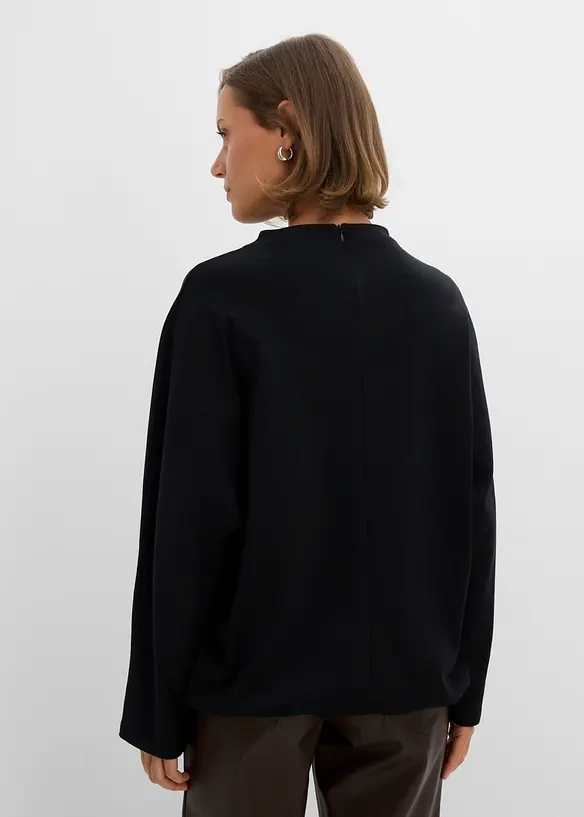 Maglia a maniche lunghe in cotone biologico pesante, bonprix