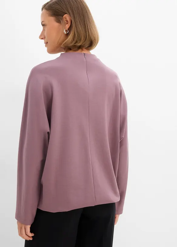 Maglia a maniche lunghe in cotone biologico pesante, bonprix