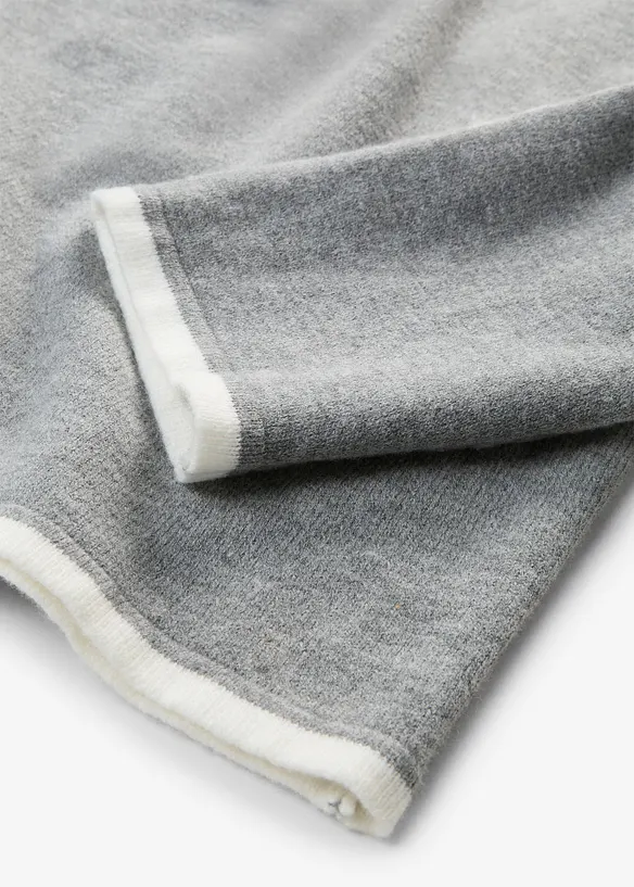 Maglione a collo alto in misto cotone, bonprix