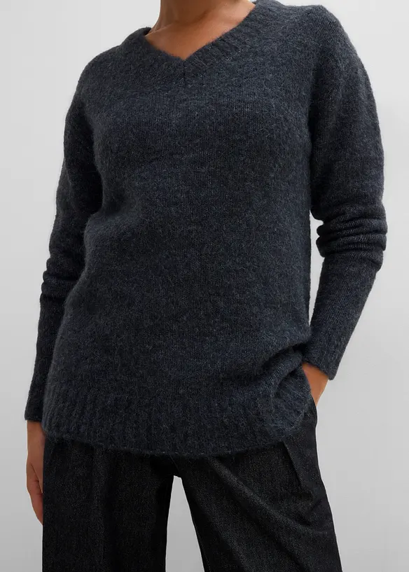 Maglione con percentuale di lana, bonprix