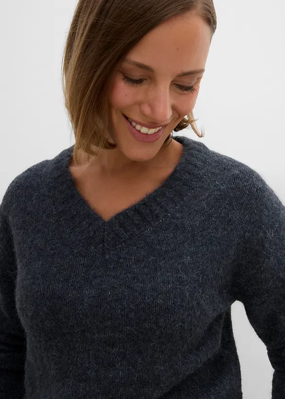 Maglione con percentuale di lana, bonprix