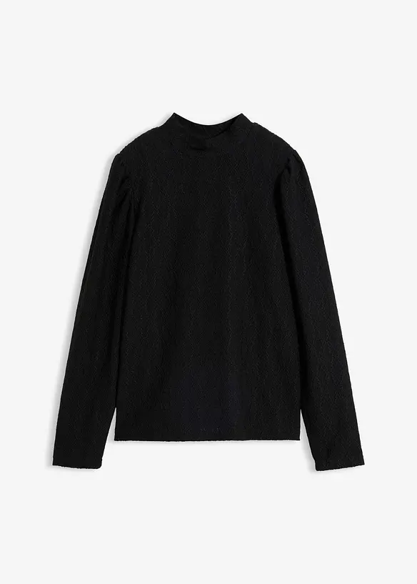 Maglia con maniche a sbuffo, bonprix