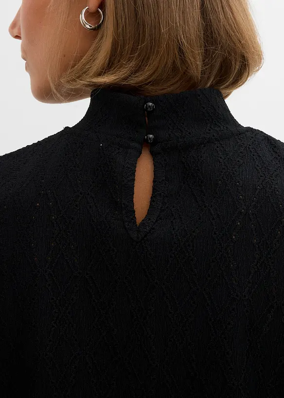 Maglia con maniche a sbuffo, bonprix