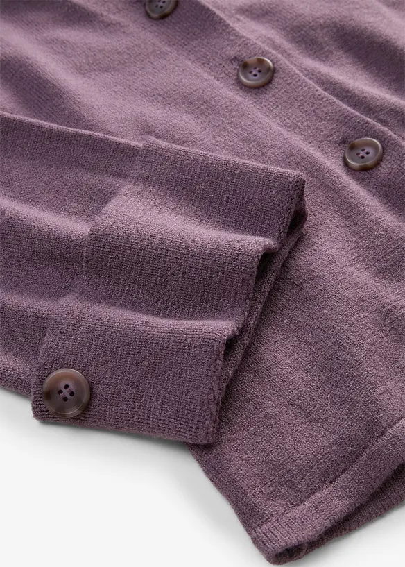 Cardigan sfiancato in misto viscosa, bonprix