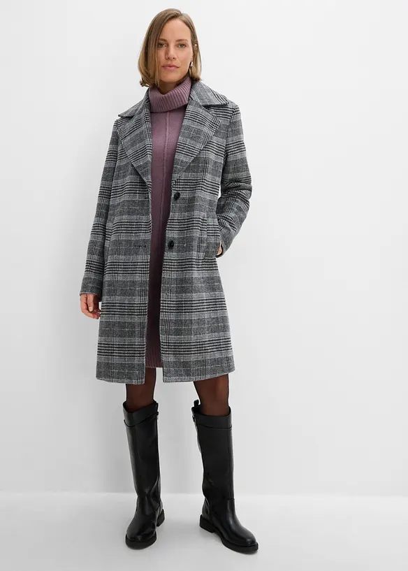 Cappotto da mezza stagione in simil lana, bonprix