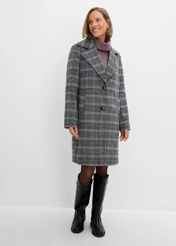 Cappotto da mezza stagione in simil lana, bonprix