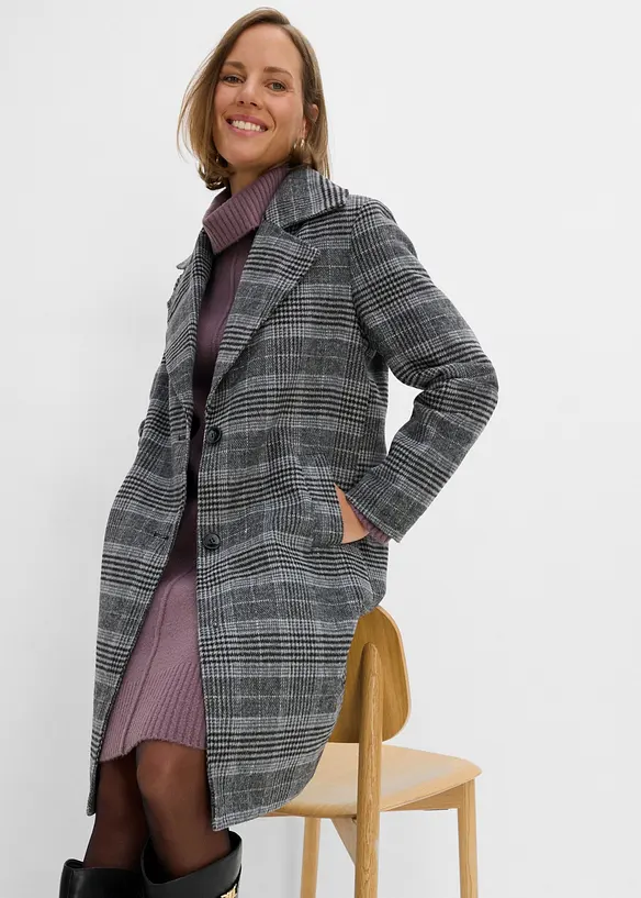 Cappotto da mezza stagione in simil lana, bonprix