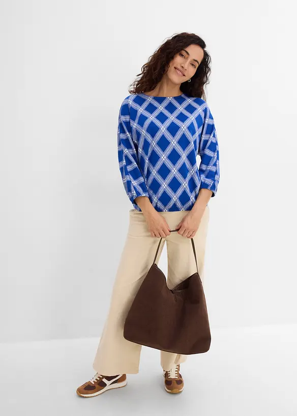 Maglione in misto viscosa fine, bonprix