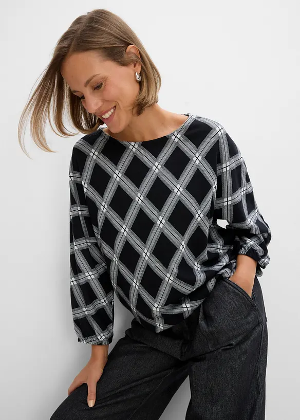 Maglione in misto viscosa fine, bonprix