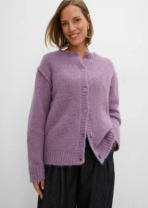 Cardigan con percentuale di lana, bonprix