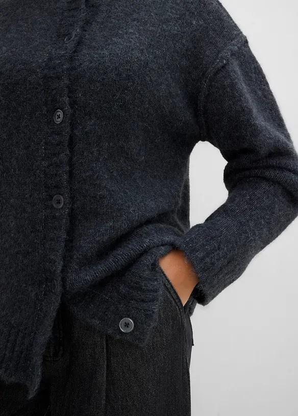 Cardigan con percentuale di lana, bonprix