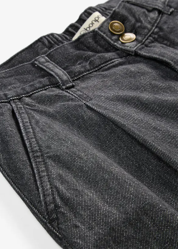 Jeans wide leg cropped, bonprix