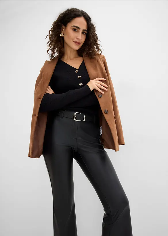 Pantaloni in similpelle, bonprix