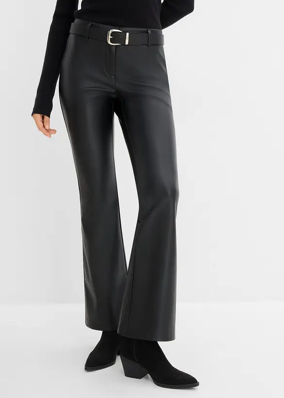 Pantaloni in similpelle, bonprix