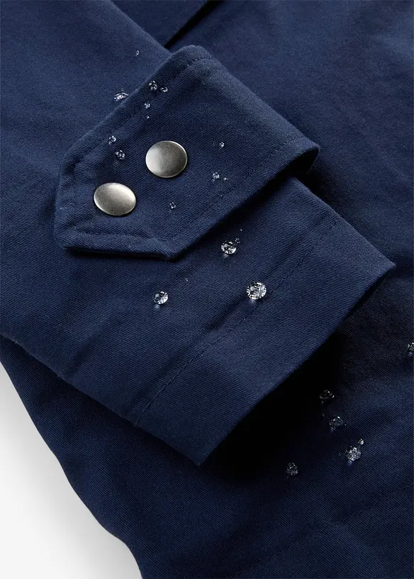Giacca lunga 3 in 1 idrorepellente con gilet, bonprix