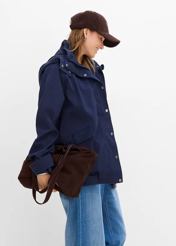 Giacca lunga 3 in 1 idrorepellente con gilet, bonprix