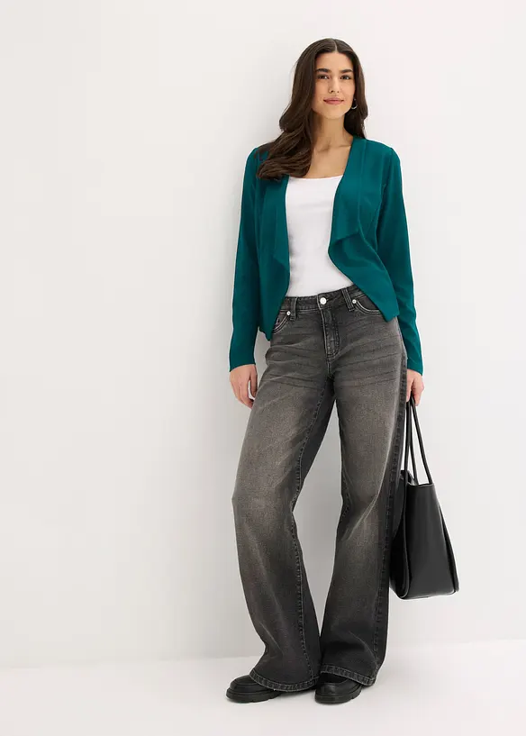 Blazer in jersey di viscosa fine, bonprix