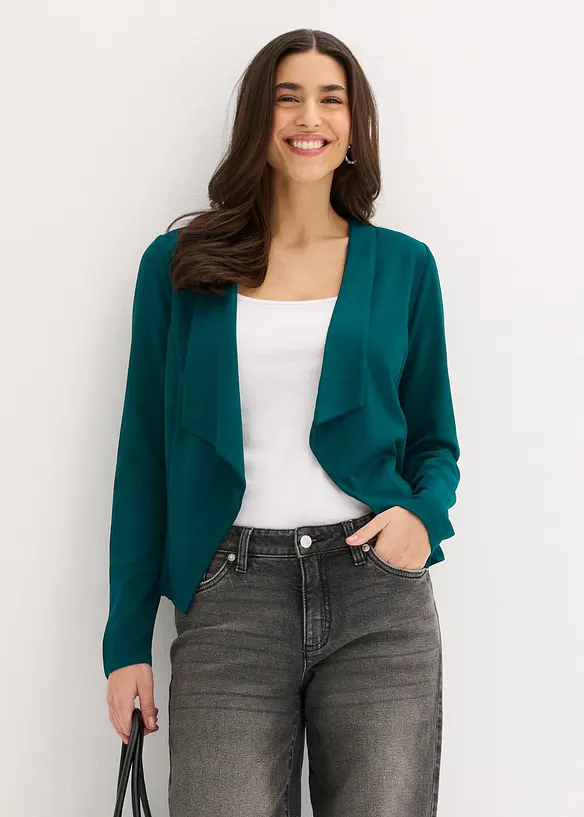 Blazer in jersey di viscosa fine, bonprix
