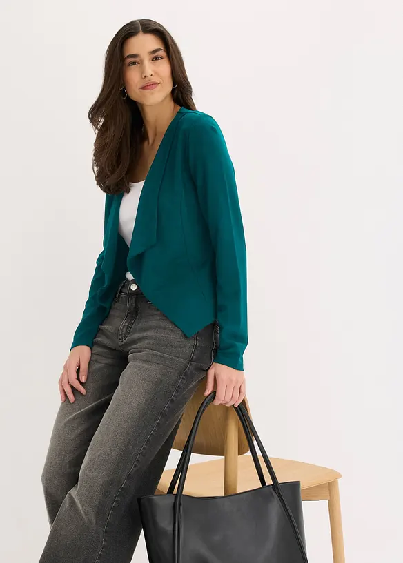 Blazer in jersey di viscosa fine, bonprix