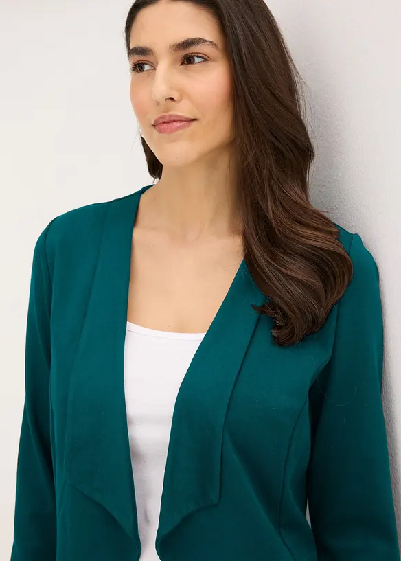 Blazer in jersey di viscosa fine, bonprix