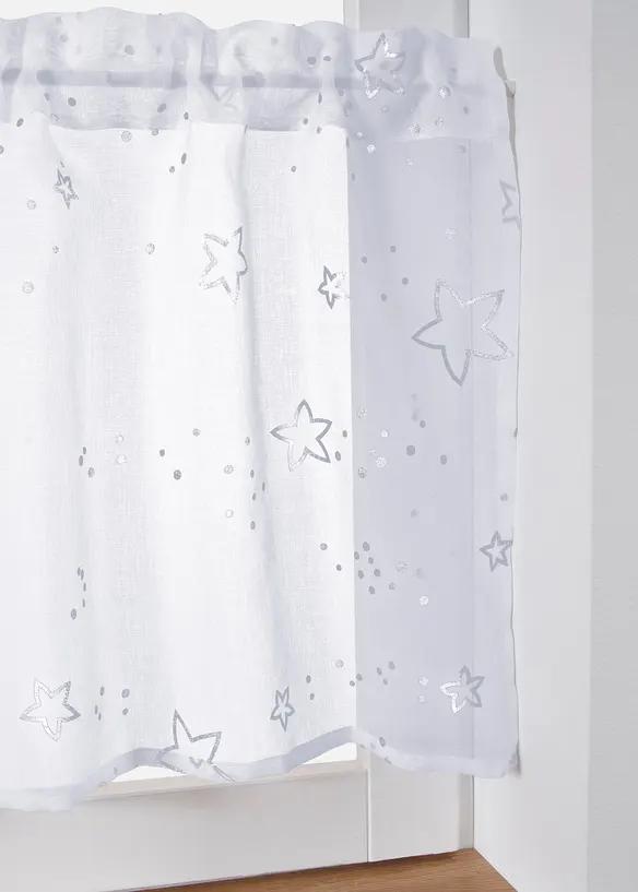 Tenda a vetro con stelle lucide, bonprix