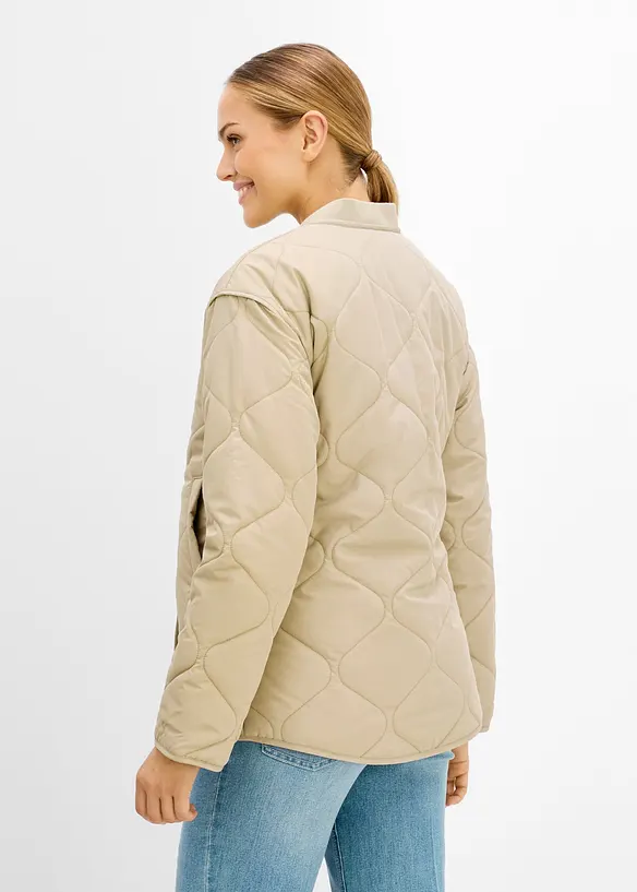 Giacca trapuntata pr&eacute;maman 3 in 1 ultraleggera con inserto babywearing, bonprix