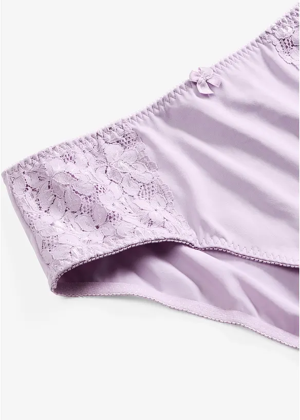 Slip alto con pizzo delicato (pacco da 2), bonprix