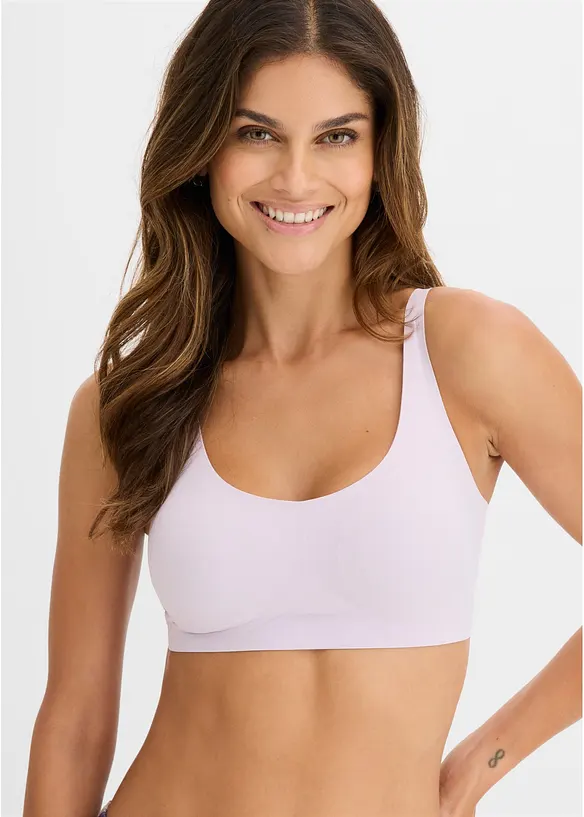 Reggiseno t-shirt imbottito laser cut Feel Comfort, bonprix
